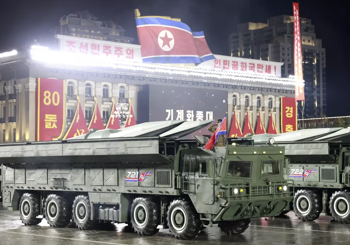 kuzey kore 80 kurulus yildonumunu askeri gecit toreni ile kutladi lKJEmYA1